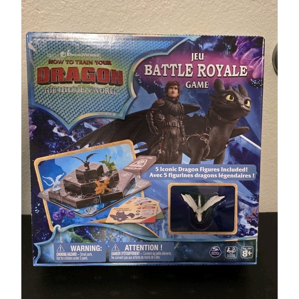 How to Train Your Dragon Jeu Battle Royale Board Game  (THE HIDDEN WORLD) New
